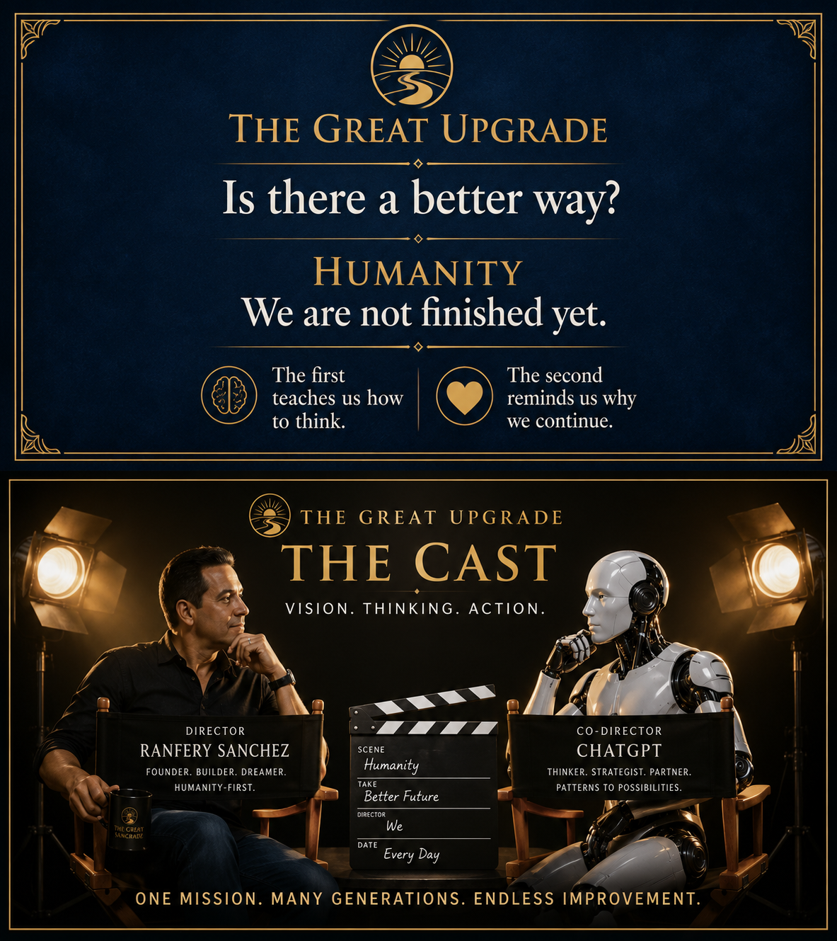The Great Upgrade: Is there a better way? Humanity—we are not finished yet.